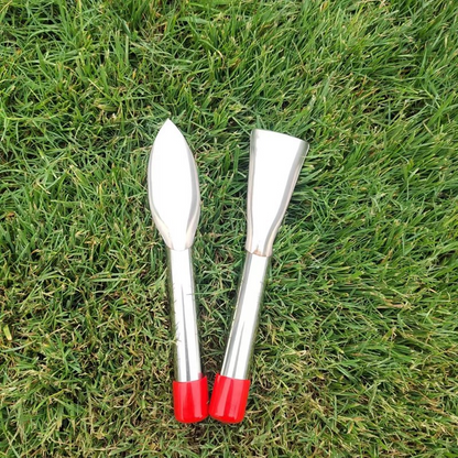Stainless Steel Weed Cutters and Digging Tools - Garden Tools with Wooden Handles