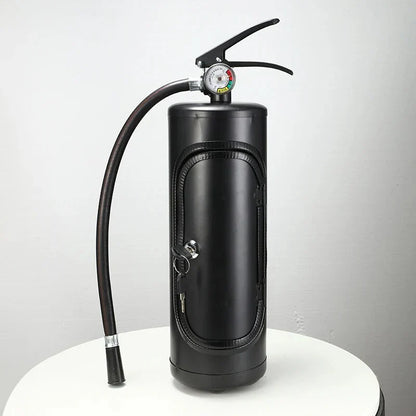 Original Stylish Bottle Holder in Fire Extinguisher Design - Practical and Decorative