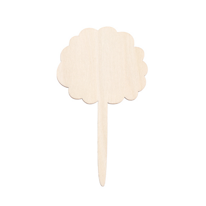 Wooden Plant Labels for Garden and Balcony - Rewritable Labels for Herbs and Plants