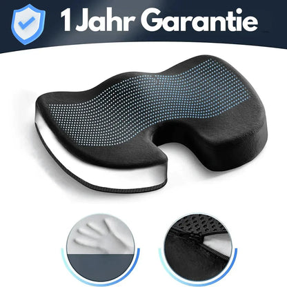 Ergonomic 4D Comfort Seat Cushion With Orthopaedic Support