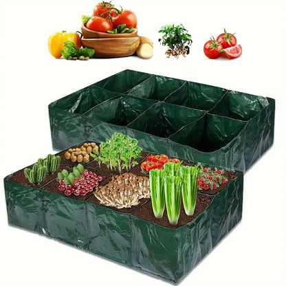Planting Bag with Multiple Compartments - Robust Garden Storage for Plants and Herbs