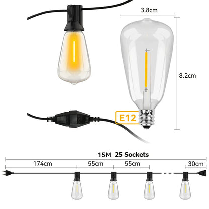 Weatherproof LED Fairy Lights