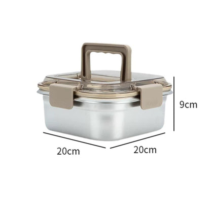 Portable Stainless Steel Cling Box 1600ml