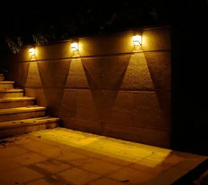 Solar Wall Light with Led - Modern Outdoor Lighting for Garden & Terrace , Wall Lights