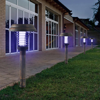 Solar Garden Light With Insect Repellent - LED Outdoor Lamp For Patio & Garden
