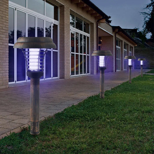 Solar Garden Light With Insect Repellent - LED Outdoor Lamp For Patio & Garden