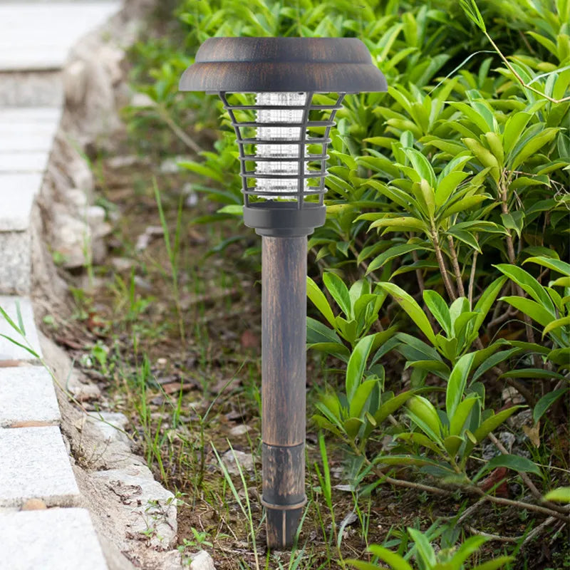 Solar Garden Light With Insect Repellent - LED Outdoor Lamp For Patio & Garden