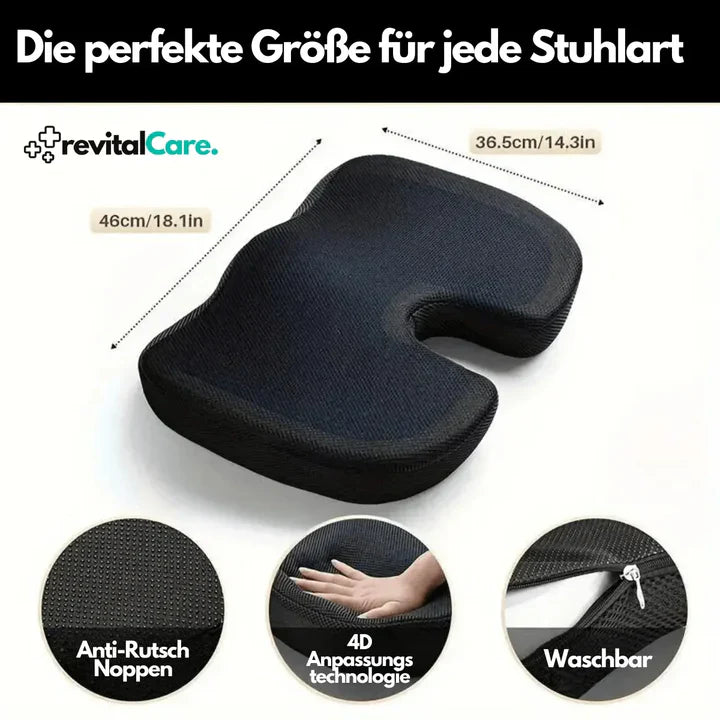 Ergonomic 4D Comfort Seat Cushion With Orthopaedic Support