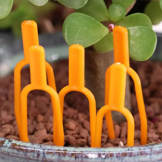 Plastic Garden Plant Support Clamps for Optimum Plant Stability