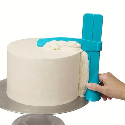 Cake Smoothing Tool For Evenly Spreading And Decorating Cakes