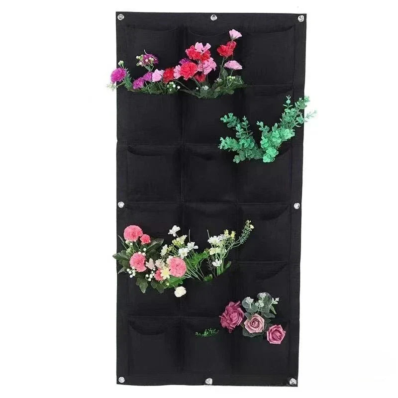 Felt Plant Bag for Vertical Wall Mounting - Three - Dimensional , Non - Woven Plant Bag