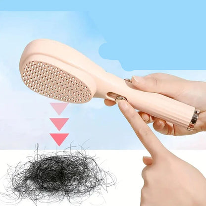 Easy-to-Clean Massage Hair Comb