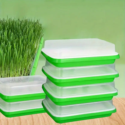 Germination Trays with Lid - Double - Layer Seed Tray for Effective Seed Germination
