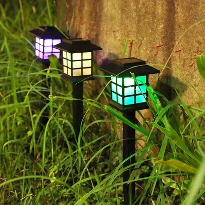 Lantern - Style Solar Garden Lights - Waterproof Led Path Lighting For Outdoor Areas