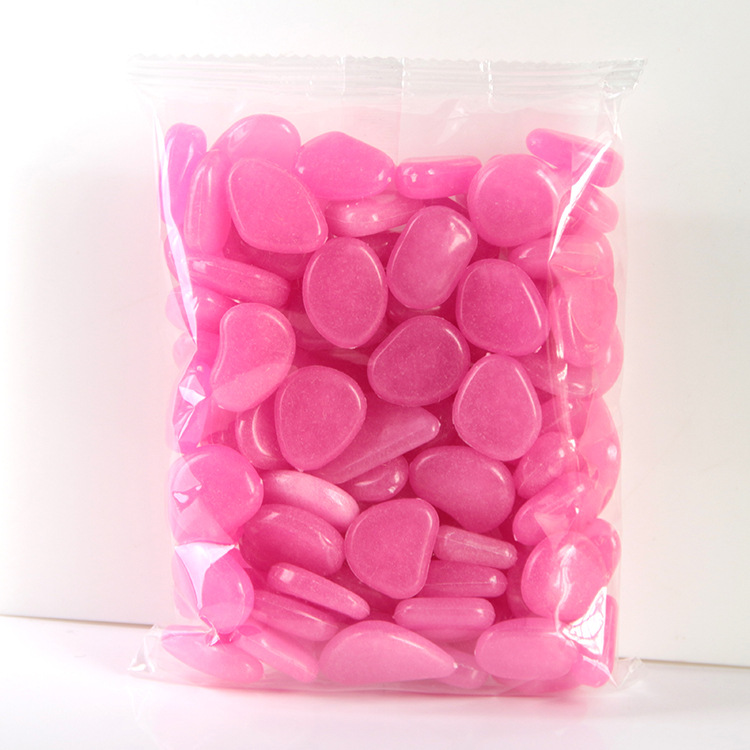 Luminous Stones for Garden & Decoration - Phosphorescent Pebbles in Various Colours