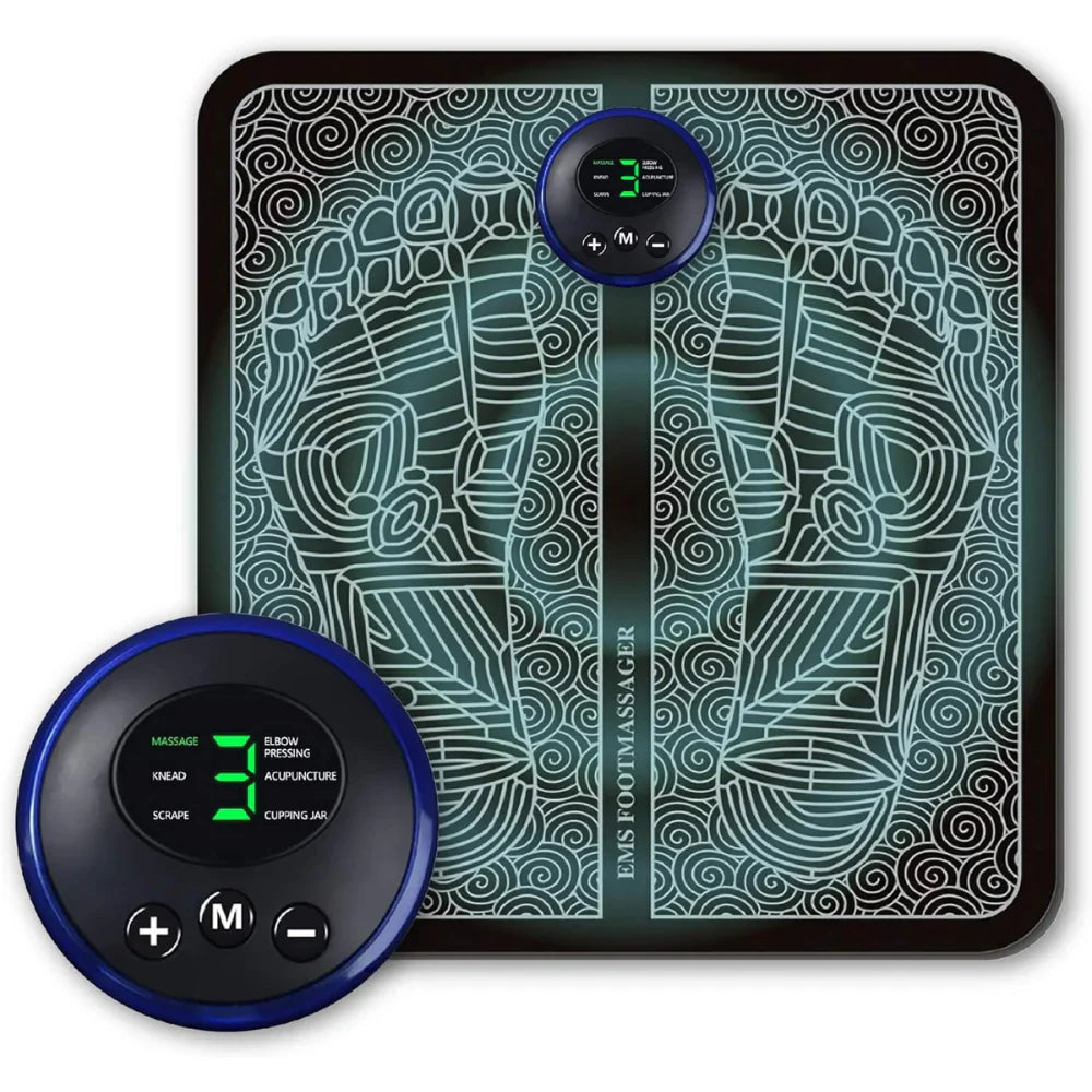 Electronic EMS Foot Massage Pad for Muscle Relaxation