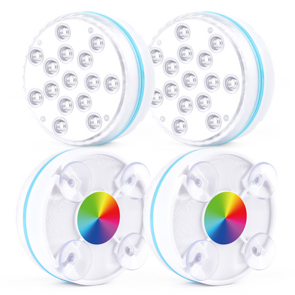 Underwater Led Light With Remote Control - Rgb Multicolour Pool Lighting For Bathrooms And Ponds