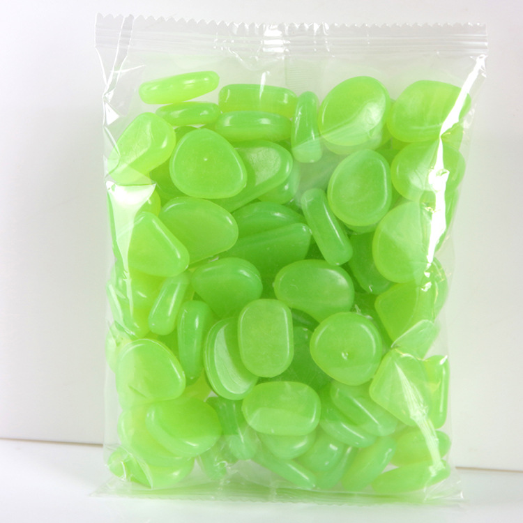 Luminous Stones for Garden & Decoration - Phosphorescent Pebbles in Various Colours