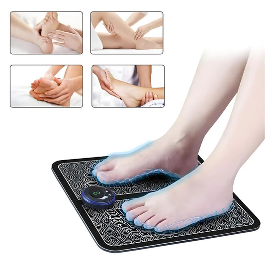 Electronic EMS Foot Massage Pad for Muscle Relaxation