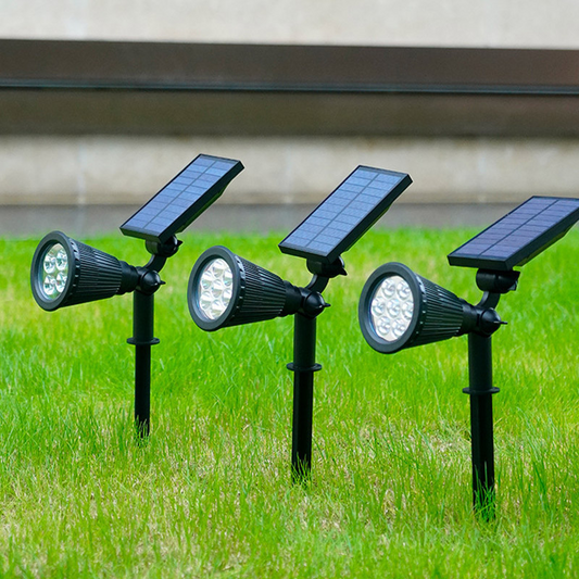 Solar Garden Spotlights - LED Outdoor Lighting For Garden And Patio