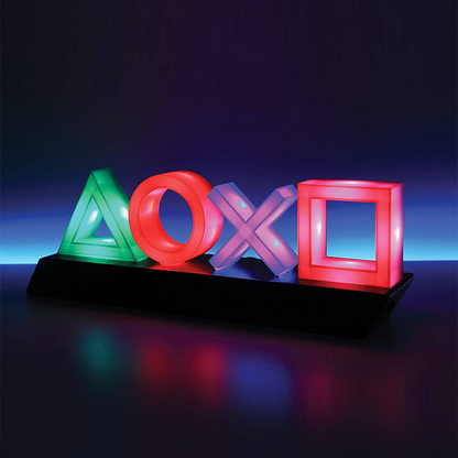 Led Table Lamp Playstation Symbols - Music - Controlled Decorative Lamp For Gaming  Bedroom