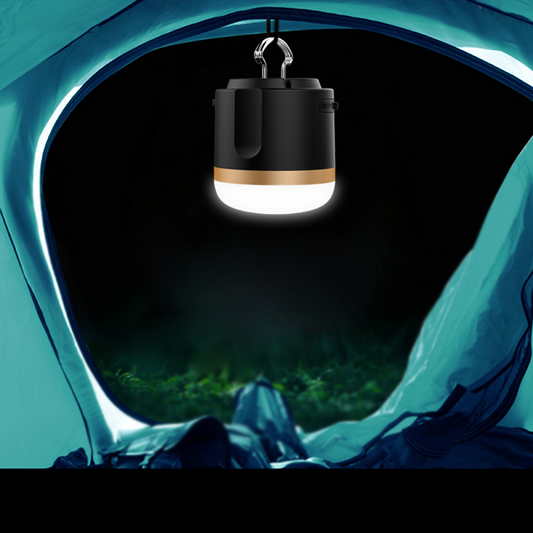 Portable Led Camping Lamp With Power Bank - Rechargeable Usb Connection  For Outdoor  Emergencies