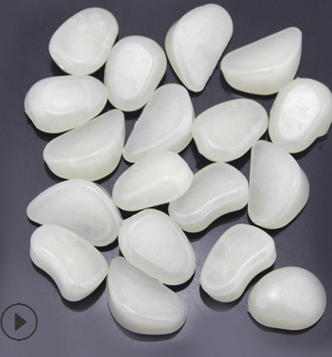 Luminous Stones for Garden & Decoration - Phosphorescent Pebbles in Various Colours