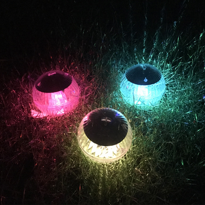Solar Led Garden Spheres - Waterproof Solar Lights For Outdoor Decoration And Pond Lighting