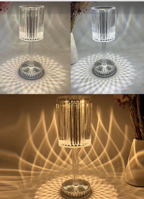 Dimmable Crystal Table Lamp With Modern Design