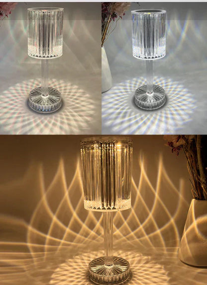 Dimmable Crystal Table Lamp With Modern Design