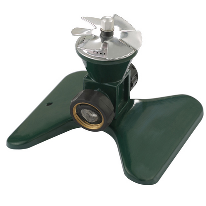 360 - Degree Automatic Rotating Metal Lawn Sprinkler - Effective Garden Irrigation Spray Head