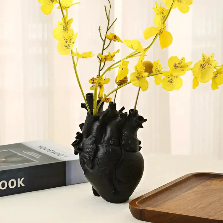 Greek-Inspired Heart Vase