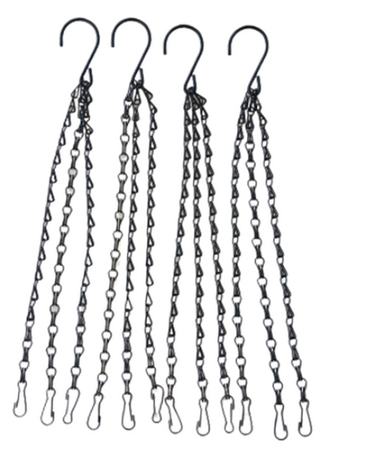 Stable Plant Hangers with Chains - Robust Suspension for Flower Pots and Garden Plants