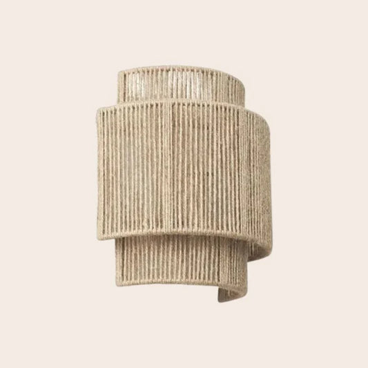 Modern Woven Rattan Wall Lamp
