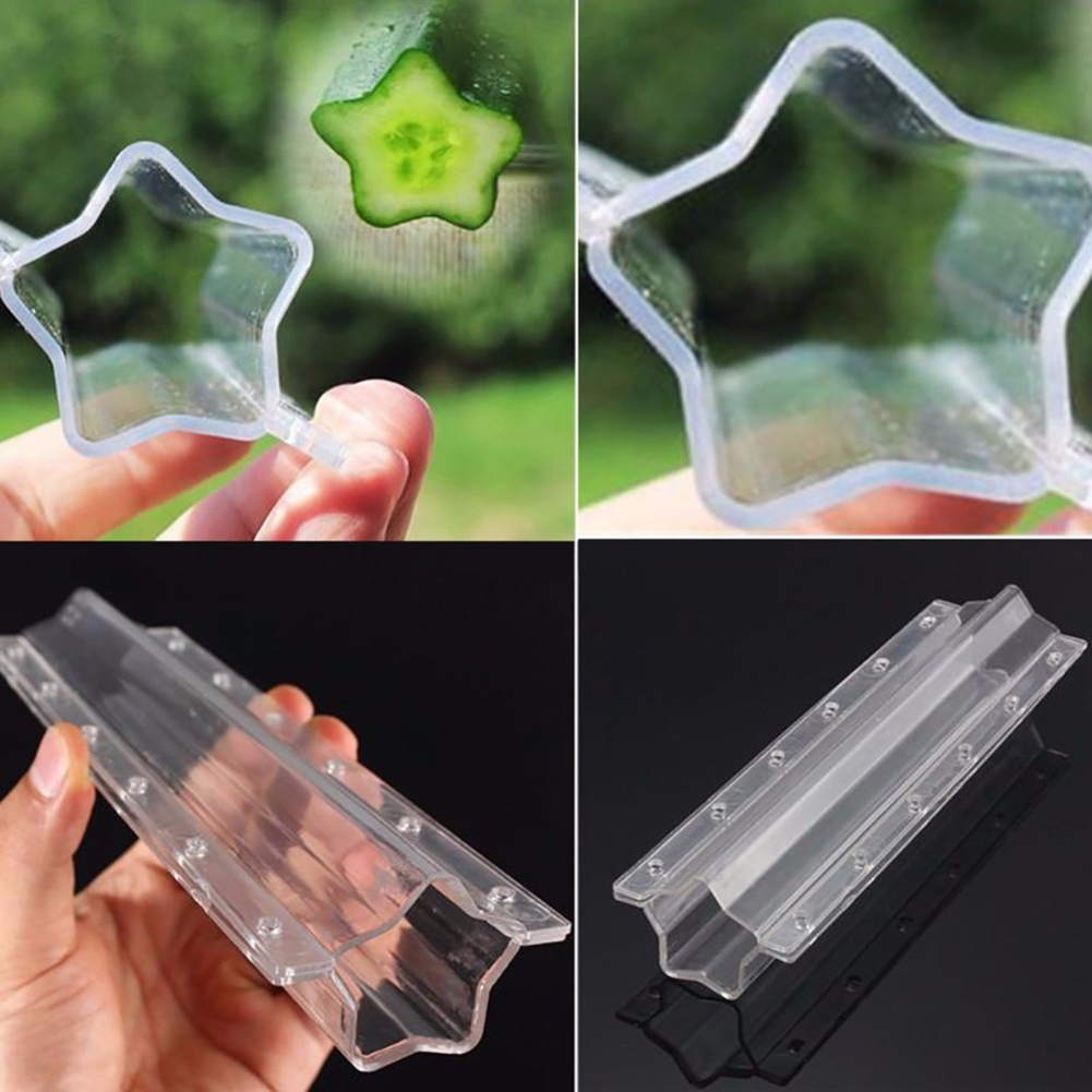 Star - Shaped Vegetable Mould for Cucumbers - Creative Moulding Rail for Fruit and Vegetables