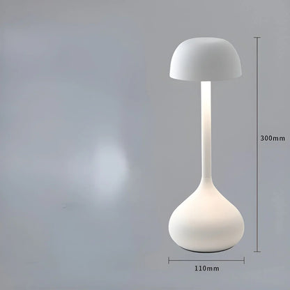 Wireless Dimmable Mushroom Table Lamp