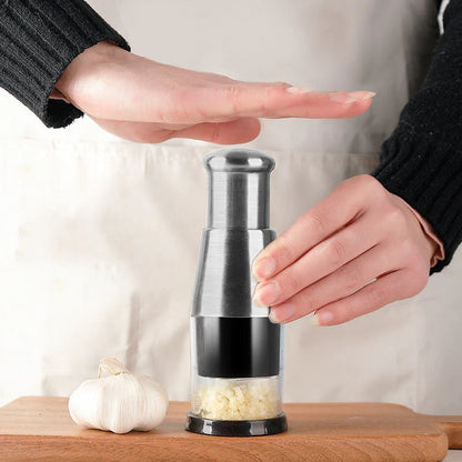Multifunctional Garlic And Vegetable Chopper - Stainless Steel Chopper For Quick Cutting
