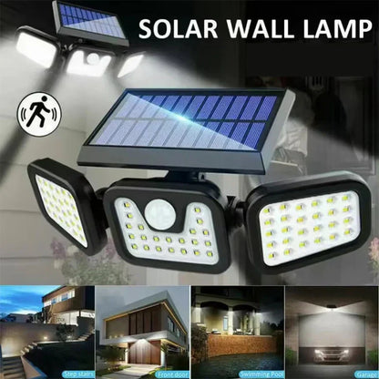 Solar-Powered Outdoor Wall Light