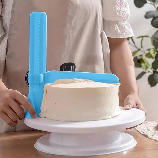 Cake Smoothing Tool For Evenly Spreading And Decorating Cakes