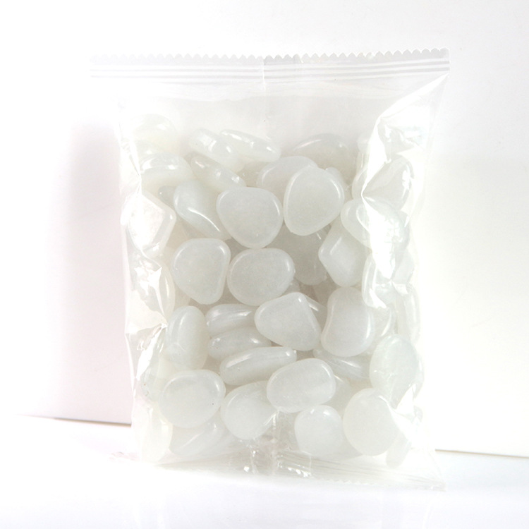 Luminous Stones for Garden & Decoration - Phosphorescent Pebbles in Various Colours