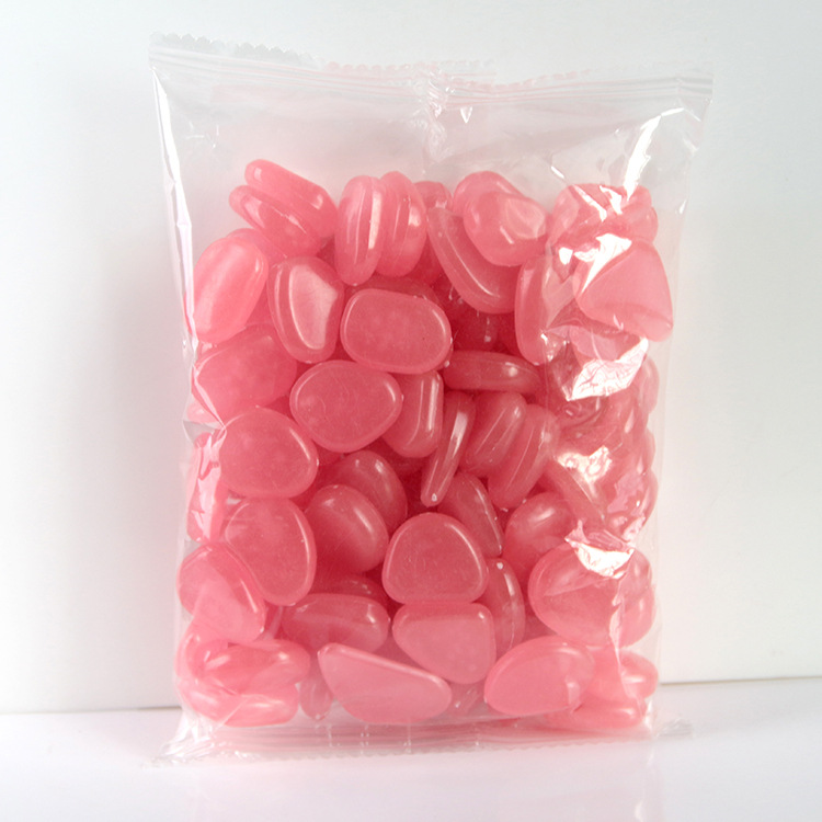 Luminous Stones for Garden & Decoration - Phosphorescent Pebbles in Various Colours