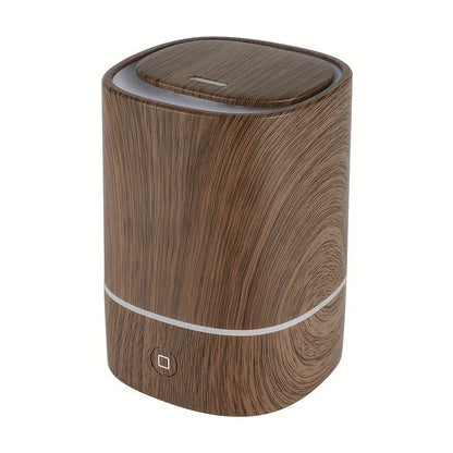 Ultrasonic Humidifier with Wooden Look - Quiet Aroma Diffuser with Led & Automatic Switch - Off