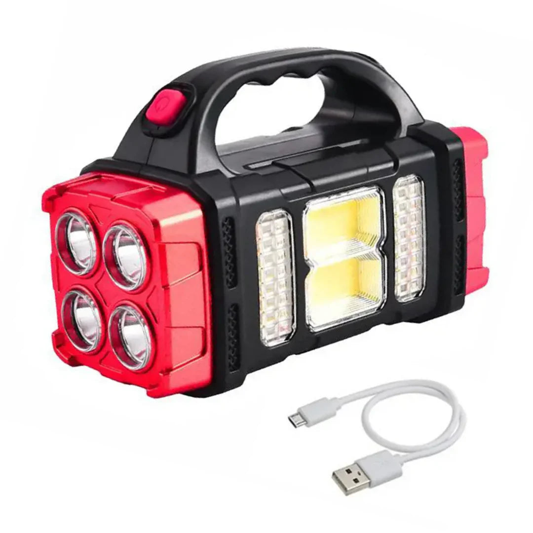 3 - In-1 Emergency Torch with Usb Charging and Carrying Handle