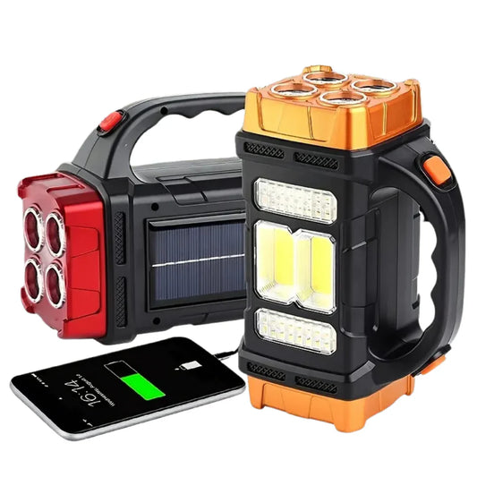 3 - In-1 Emergency Torch with Usb Charging and Carrying Handle