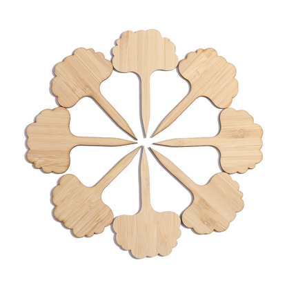 Wooden Plant Labels for Garden and Balcony - Rewritable Labels for Herbs and Plants