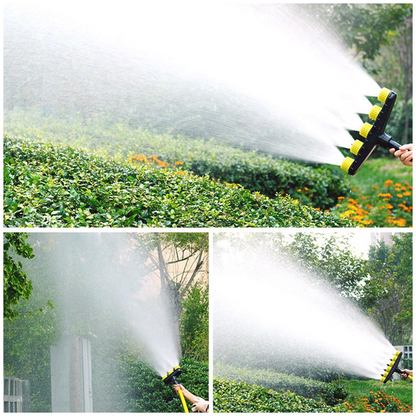Multifunctional Garden Spray Nozzle with 3 and 5 - Hole Settings - for Watering and Garden Maintenance