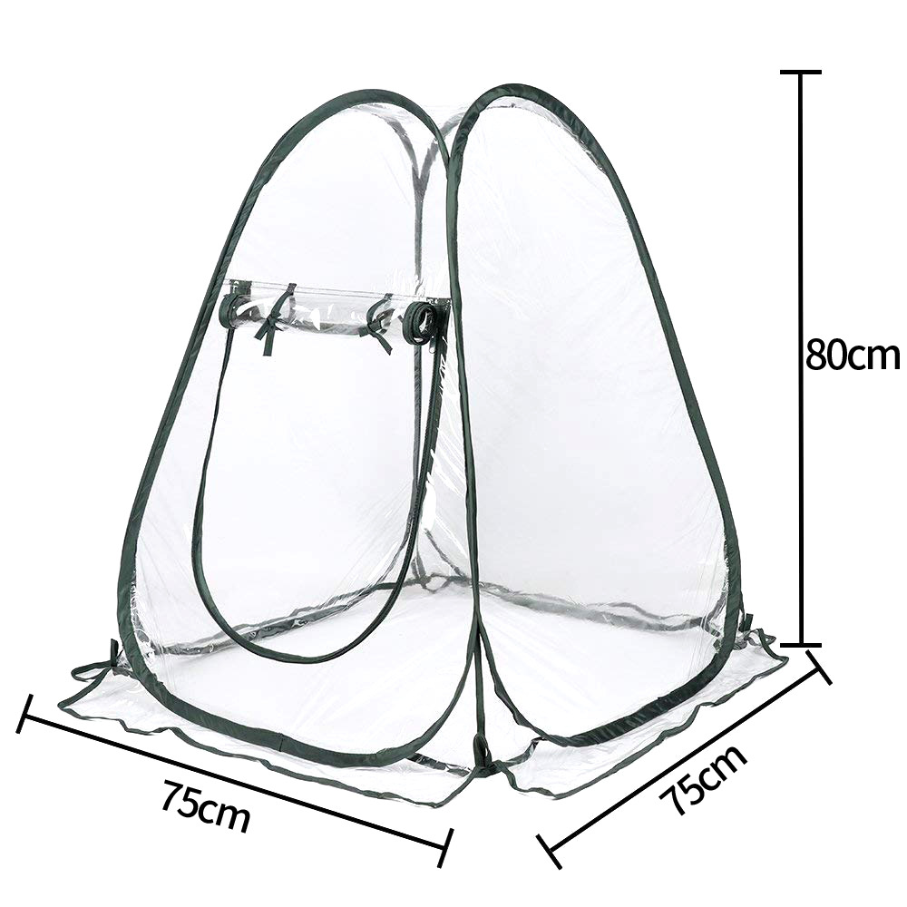 Compact Plant Protection Tent for Garden Plants - Transparent Greenhouse