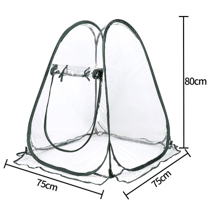 Compact Plant Protection Tent for Garden Plants - Transparent Greenhouse