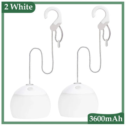 Retro Led Camping Lamp - Rechargeable Usb Light