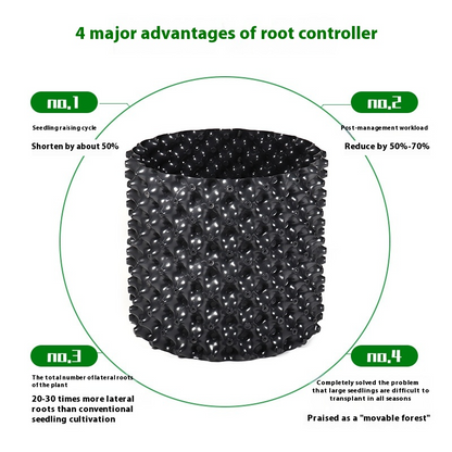 Root Control Device for Plants and Landscaping to Promote Healthy Growth